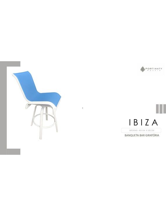 Banqueta Bar Giratória
