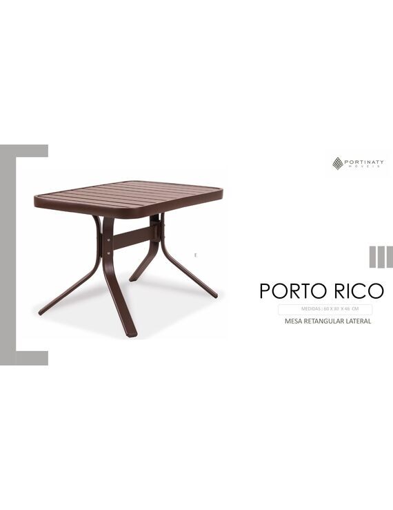 Mesa Retangular Lateral (S/ Furo)