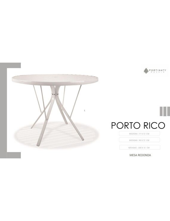 Mesa Redonda (C/ ou S/ Furo)