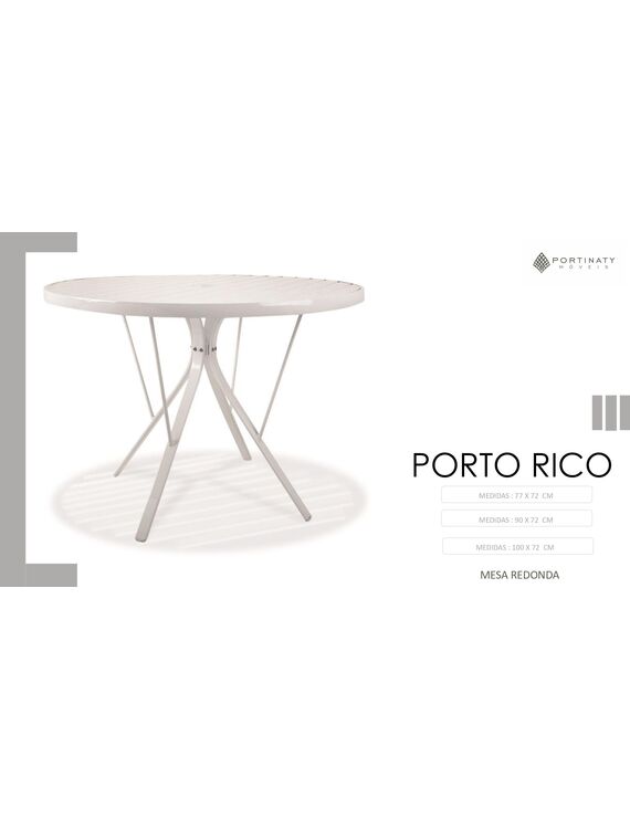 Mesa Redonda (C/ ou S/ Furo)
