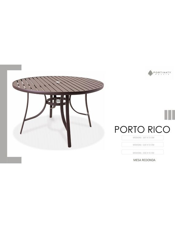 Mesa Redonda (C/ ou S/ Furo)