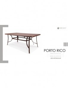 Mesa Retangular (C/ ou S/ Furo)