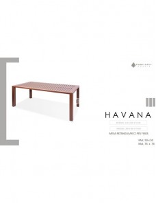 Mesa Retangular C/ Pés Fixo (Mat. 76 x 76)