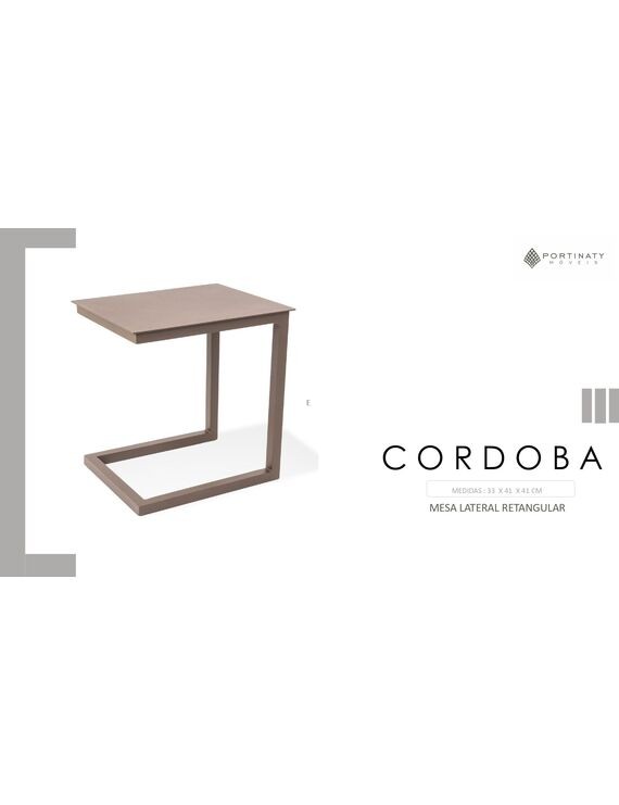 Mesa Lateral Retangular
