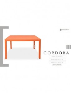 Mesa Quadrada Desmontável - Pés com regulagem