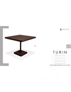 Mesa QuadradaTampo Ripado Pé Central Com ou Sem Furo
Produto com peso na base. para sustentar o ombrelone.