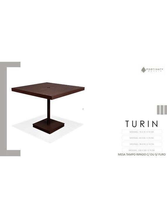 Mesa QuadradaTampo Ripado Pé Central Com ou Sem Furo
Produto com peso na base. para sustentar o ombrelone.