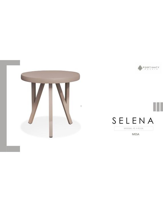 Mesa Lateral 3 Pés (Mat. 25 x 25)