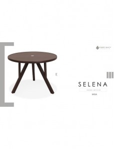 Mesa Redonda 3 Pés (Mat. 50 x 50)
Pés com regulagem.