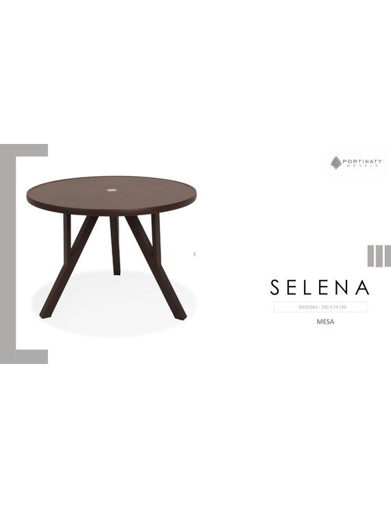 Mesa Redonda 3 Pés (Mat. 50 x 50)
Pés com regulagem.