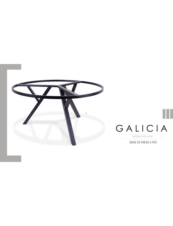 Base De Mesa Galicia 3 Pés