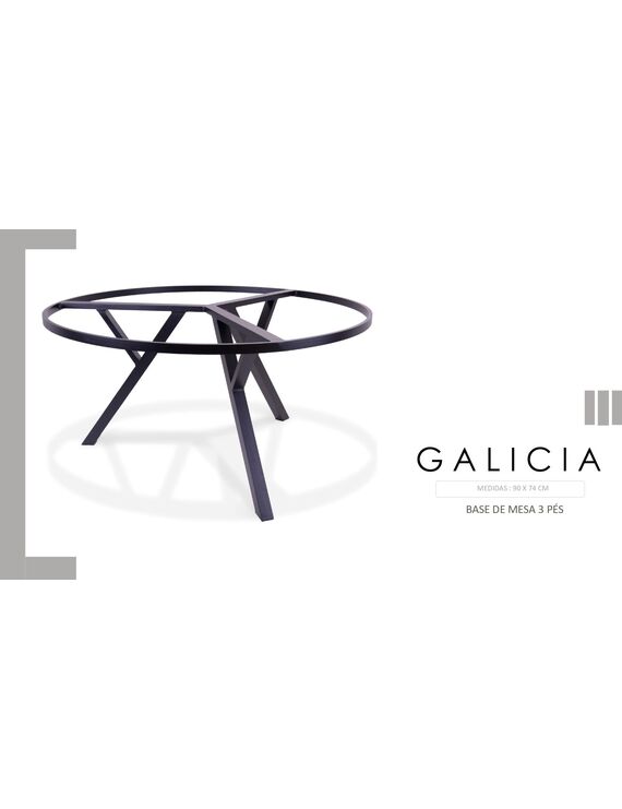 Base De Mesa Galicia 3 Pés