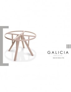Base De Mesa Galicia  4 Pés
