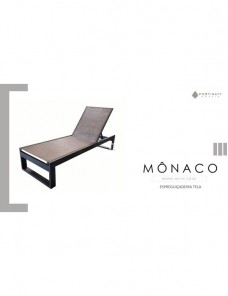 Espreguiçadeira Mônaco Tela (alumínio 50 x 25)