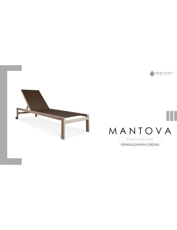 Espreguiçadeira C/ Rodas