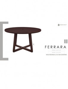 Mesa Lateral Redonda  S/ Furo