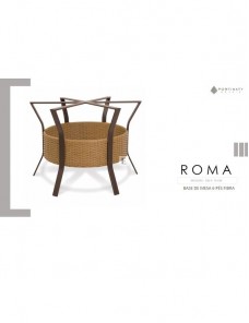 Base De Mesa Roma 6 Pés