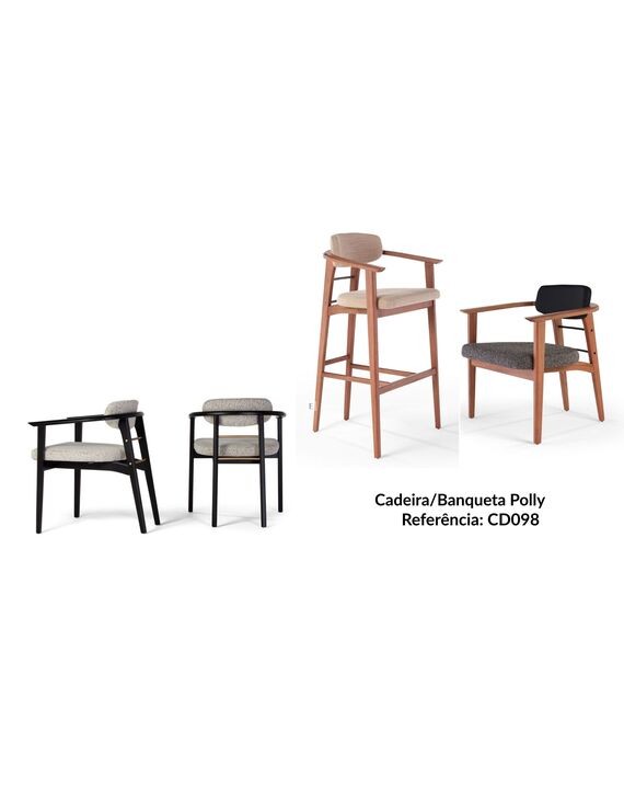 CADEIRA | BANQUETA POLLY