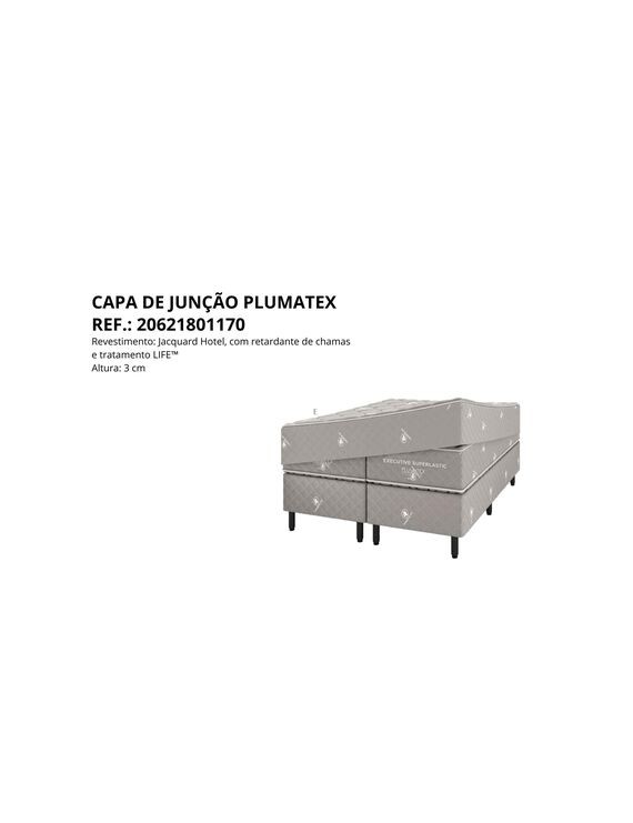 CAPA DE JUNCAO HOTELARIA PLUMATEX 193 x 203 x 27