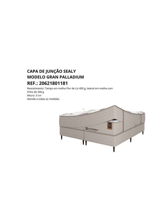 CAPA DE JUNCAO GRAN PALADIUM 193 x 203 x 34