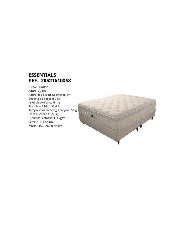 ESSENTIALS 138 x 188 x 34