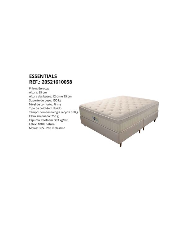 ESSENTIALS 138 x 188 x 34