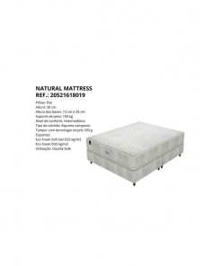 NATURAL MATTRESS 138 x 188 x 30