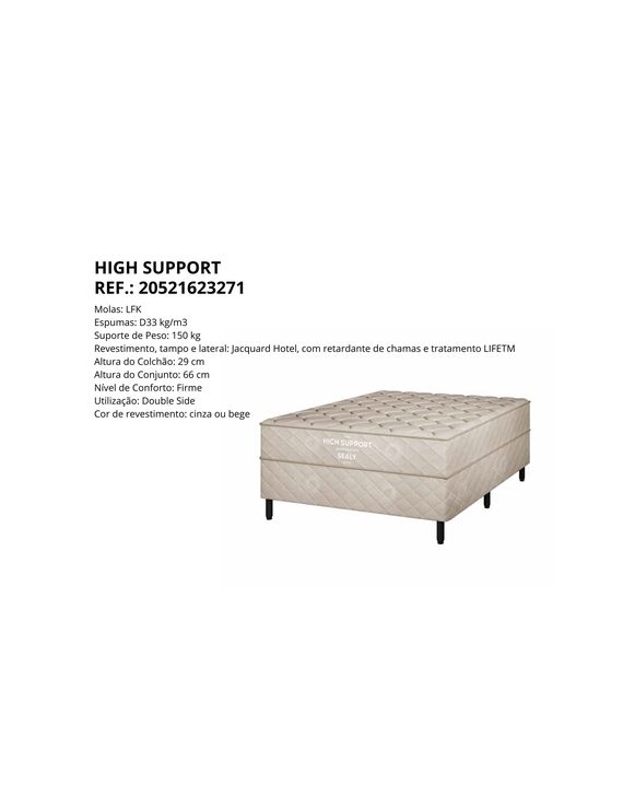 HIGH SUPPORT 138 x 188 x 29