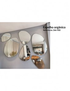 Espelho ogânico sem moldura