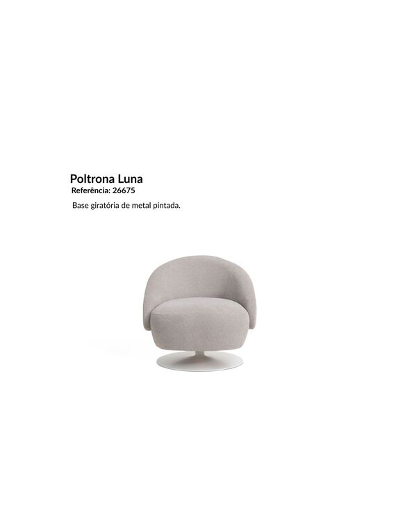 POLTRONA LUNA GIRATÓRIA