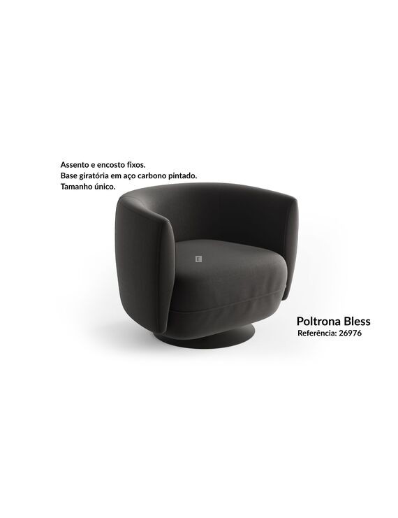 POLTRONA BLESS GIRATÓRIA
