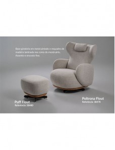 POLTRONA FLOUT GIRATÓTIA ALTA