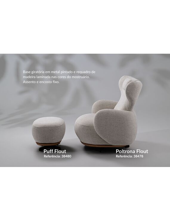 POLTRONA FLOUT GIRATÓTIA ALTA